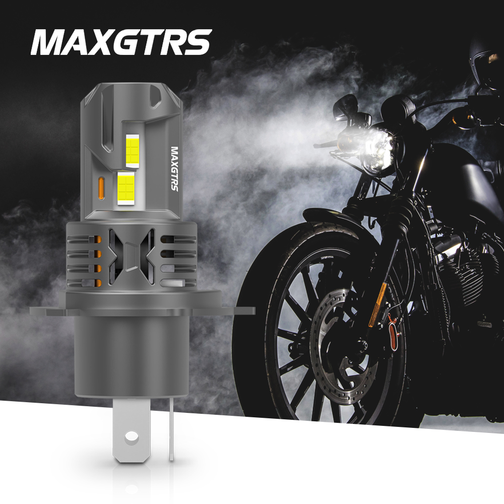 Universal Motorcycle Led Headlight Projector - 1 unidad de bombilla LED H4
