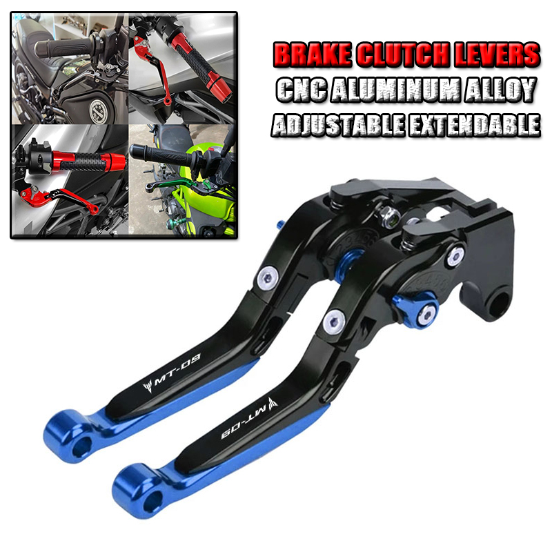 Cnc Aluminum Adjustable Brake Clutch Levers - Para YAMAHA MT-09 MT09 MT mt