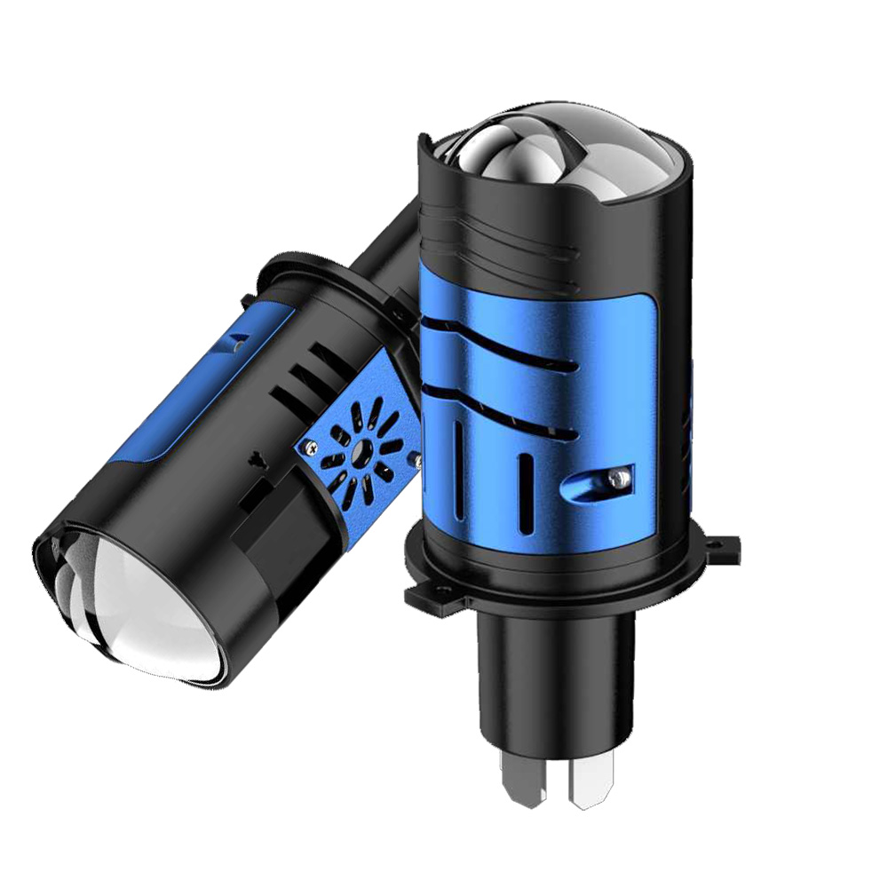 Universal Motorcycle Led Headlight Projector - Bombilla de faro LED H4 de