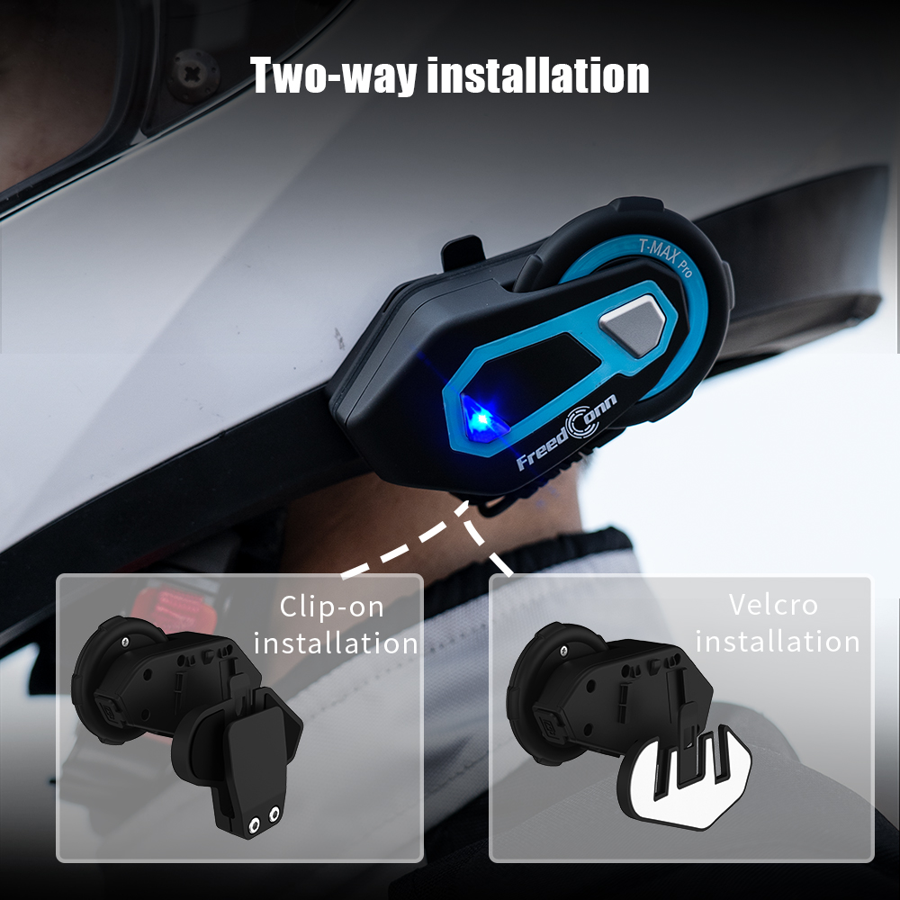 Freedconn-intercomunicador par - Universal Motorcycle Helmet Intercom Headset reseña y precio