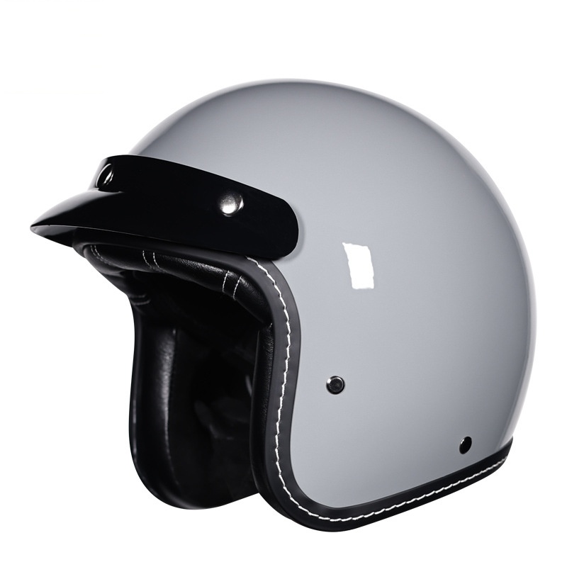 Casco de Motocicleta Retro Uni - Vintage Open Face Retro Helmet reseña y precio