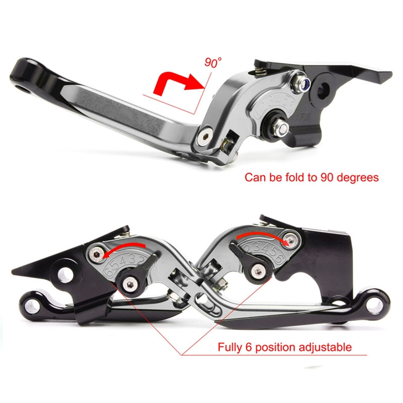 Para MT-09 MT 09 MT09 2013-202 - Cnc Aluminum Adjustable Brake Clutch Levers reseña y precio