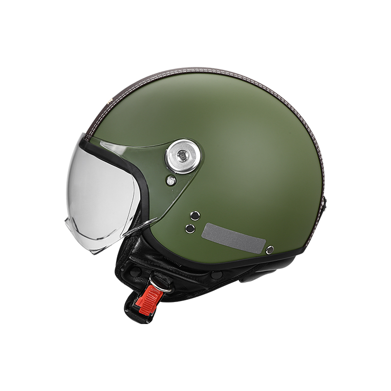 Casco de Motocicleta Vintage 3 - Vintage Open Face Retro Helmet reseña y precio