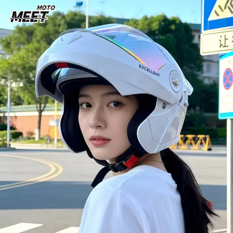 Casco Modular para Motocicleta - Motorcycle Helmet Inner Sun Visor Lens reseña y precio