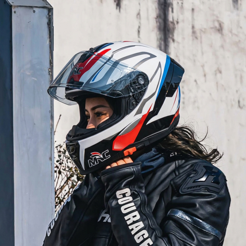 Casco de Motocicleta Integral  - Dual Visor Motorcycle Racing Helmet reseña y precio