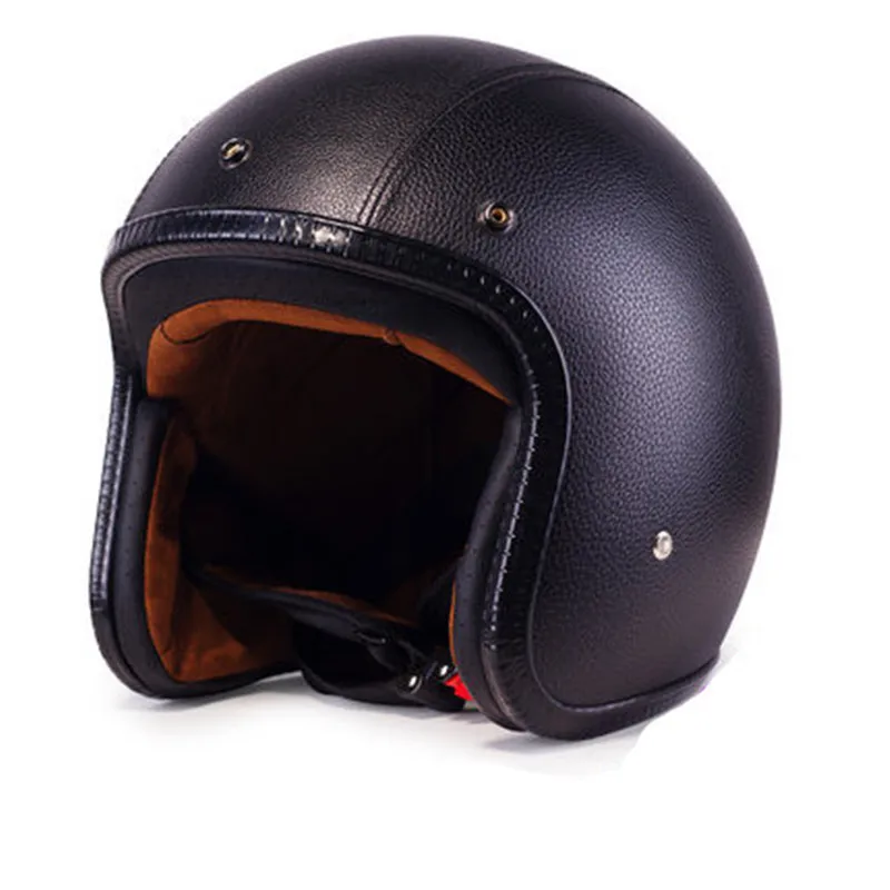 Casco de motocicleta Retro Vin - Vintage Open Face Retro Helmet reseña y precio