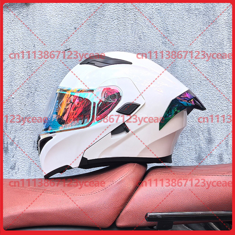Casco modular para motocicleta - Dual Visor Motorcycle Racing Helmet reseña y precio