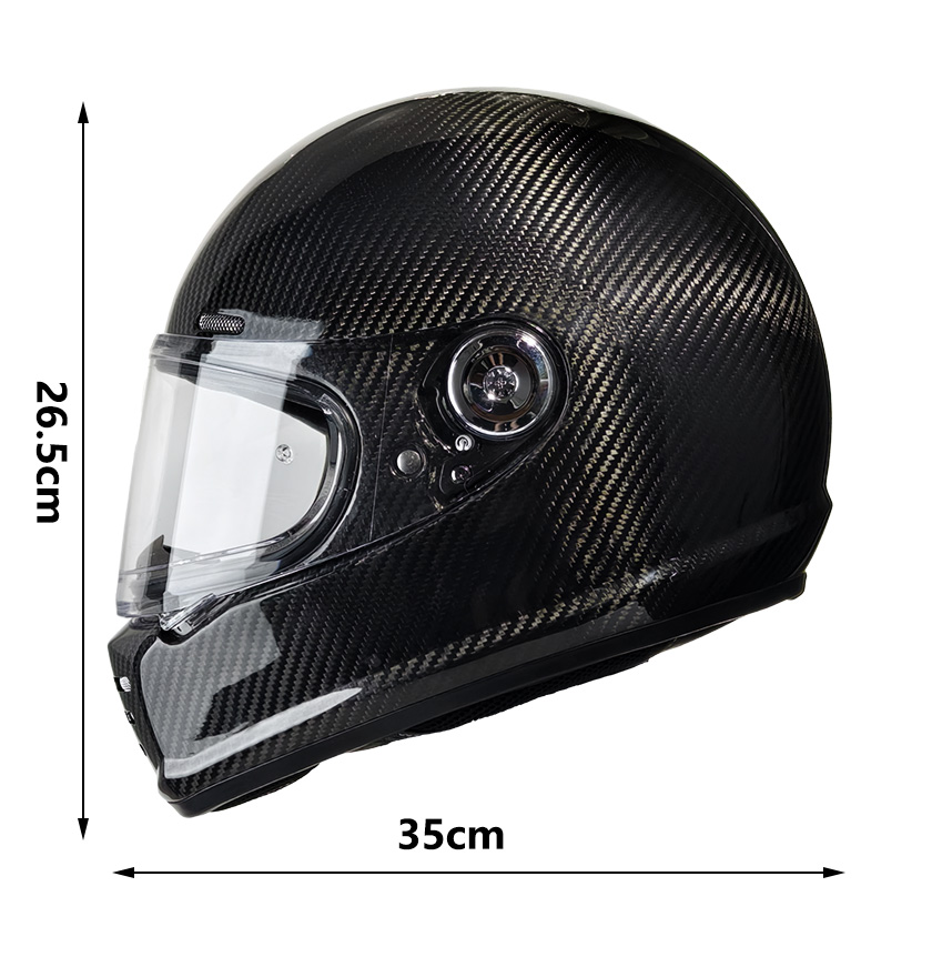Casco de moto integral de fibr - Full Face Motorcycle Helmet With Bluetooth reseña y precio