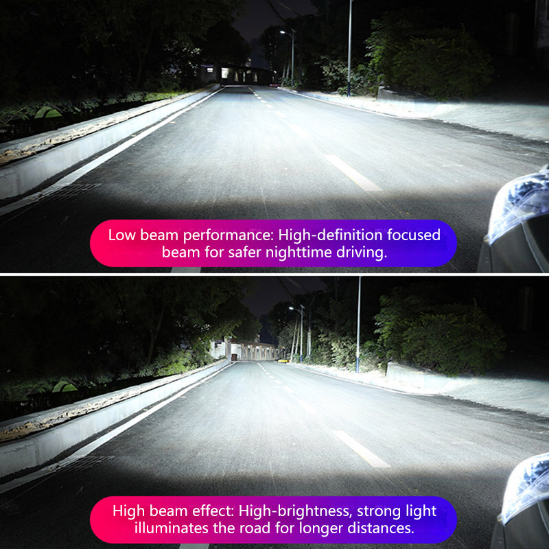 Lente Y6D H4 LED faro 8000LM 6 - Universal Motorcycle Led Headlight Projector reseña y precio