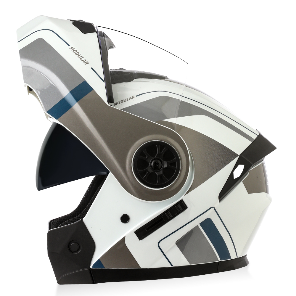 BLD, recién llegado, casco aba - Modular Flip Up Motorcycle Helmet Dot Approved reseña y precio