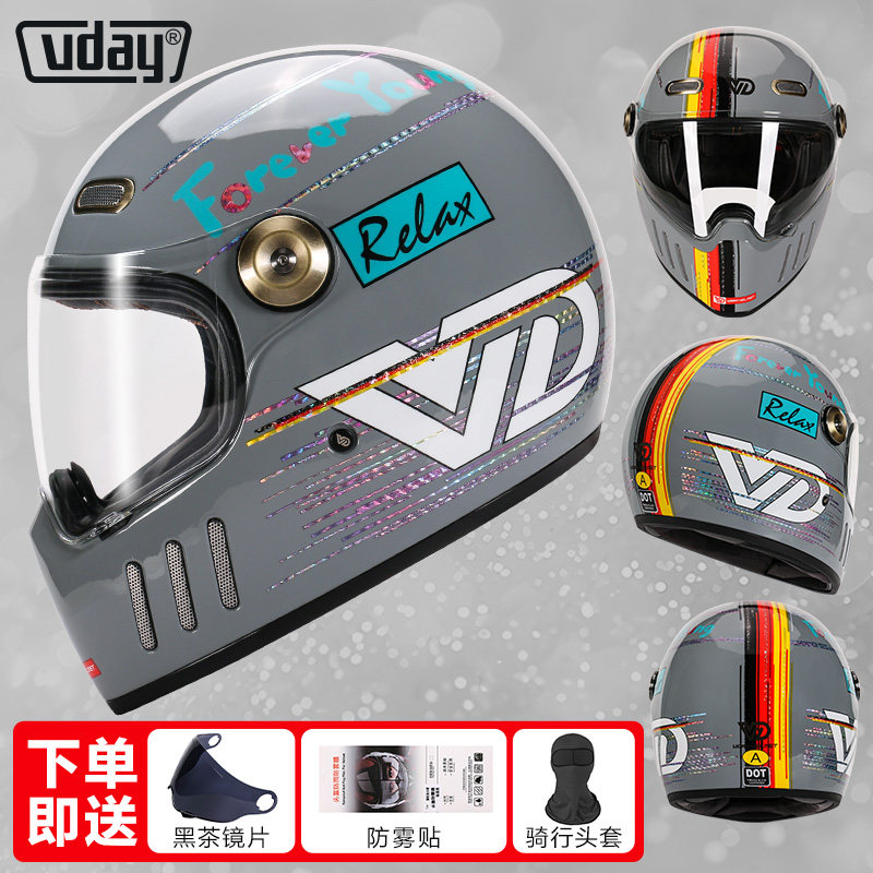 Casco de Motocicleta Retro Int - Vintage Open Face Retro Helmet reseña y precio