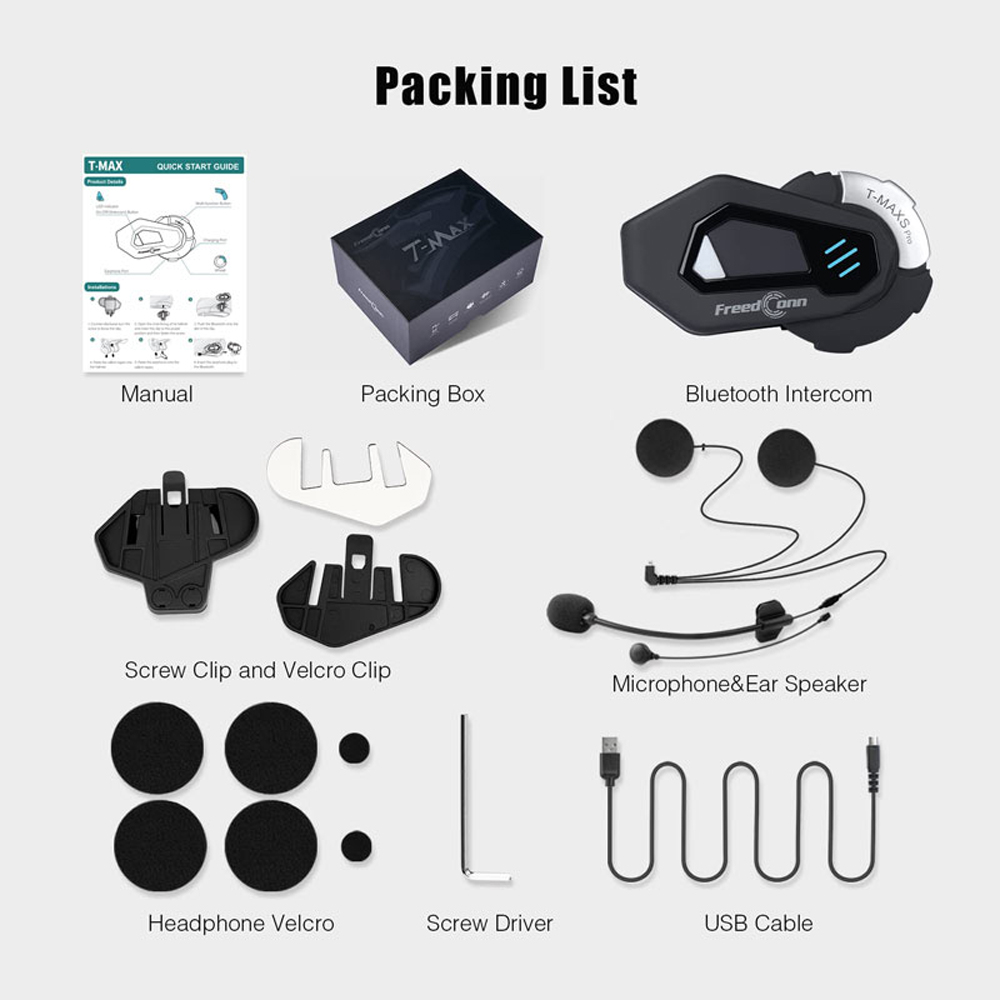 Intercomunicador para Motocicl - Universal Motorcycle Helmet Intercom Headset reseña y precio