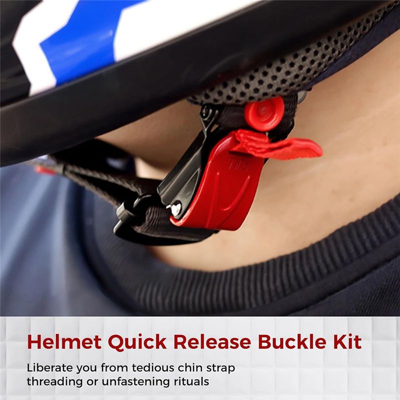 Kit de repuesto de hebilla de  - Quick Release Buckle Motorcycle Helmet reseña y precio
