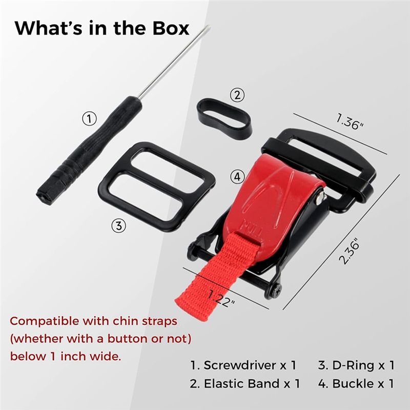 Kit de repuesto de hebilla de  - Quick Release Buckle Motorcycle Helmet reseña y precio