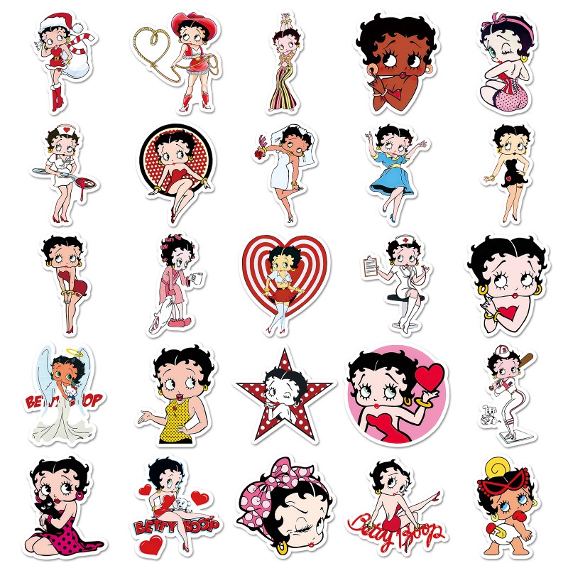 Betty Boop 50 pegatinas de alt - Atv Parts reseña y precio