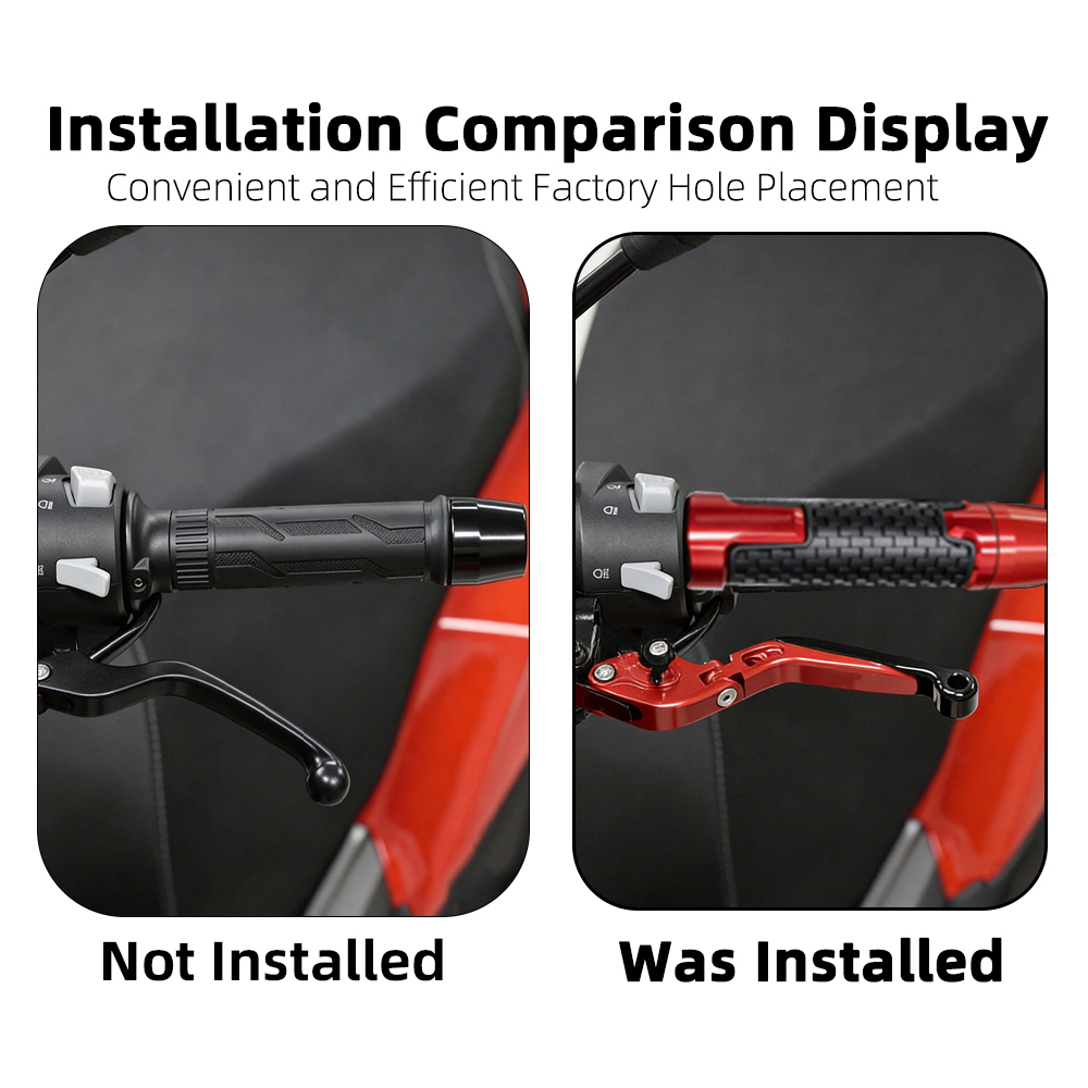 Accesorios para motocicletas:  - Cnc Aluminum Adjustable Brake Clutch Levers reseña y precio