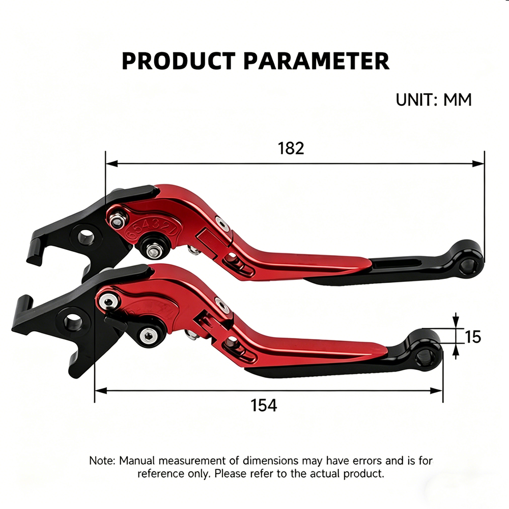 Accesorios para motocicletas:  - Cnc Aluminum Adjustable Brake Clutch Levers reseña y precio