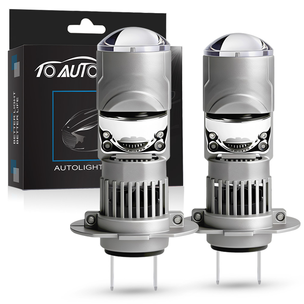 Lente de Proyector LED H7 para - Universal Motorcycle Led Headlight Projector reseña y precio